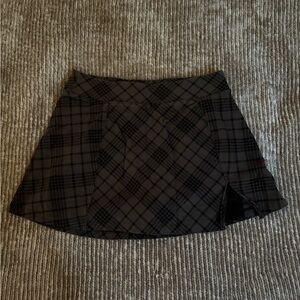 PINK Victoria's Secret Black Plaid Mini Skirt